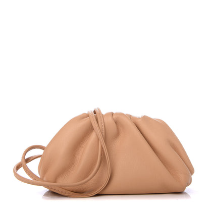 Bottega Veneta Butter Calfskin Coin Purse Almond 1 of 5