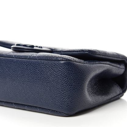 Chanel Caviar Quilted Incognito Mini Square Flap Dark Blue 7 of 10