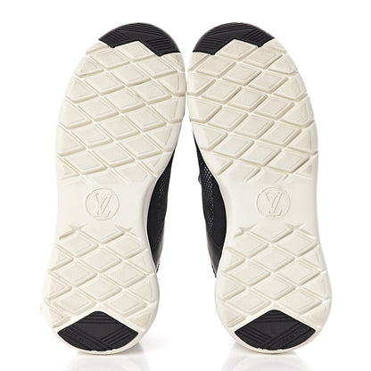 Louis Vuitton Technical Nylon Monogram Rubber Aftergame Sneakers 37.5 Black 9 of 14