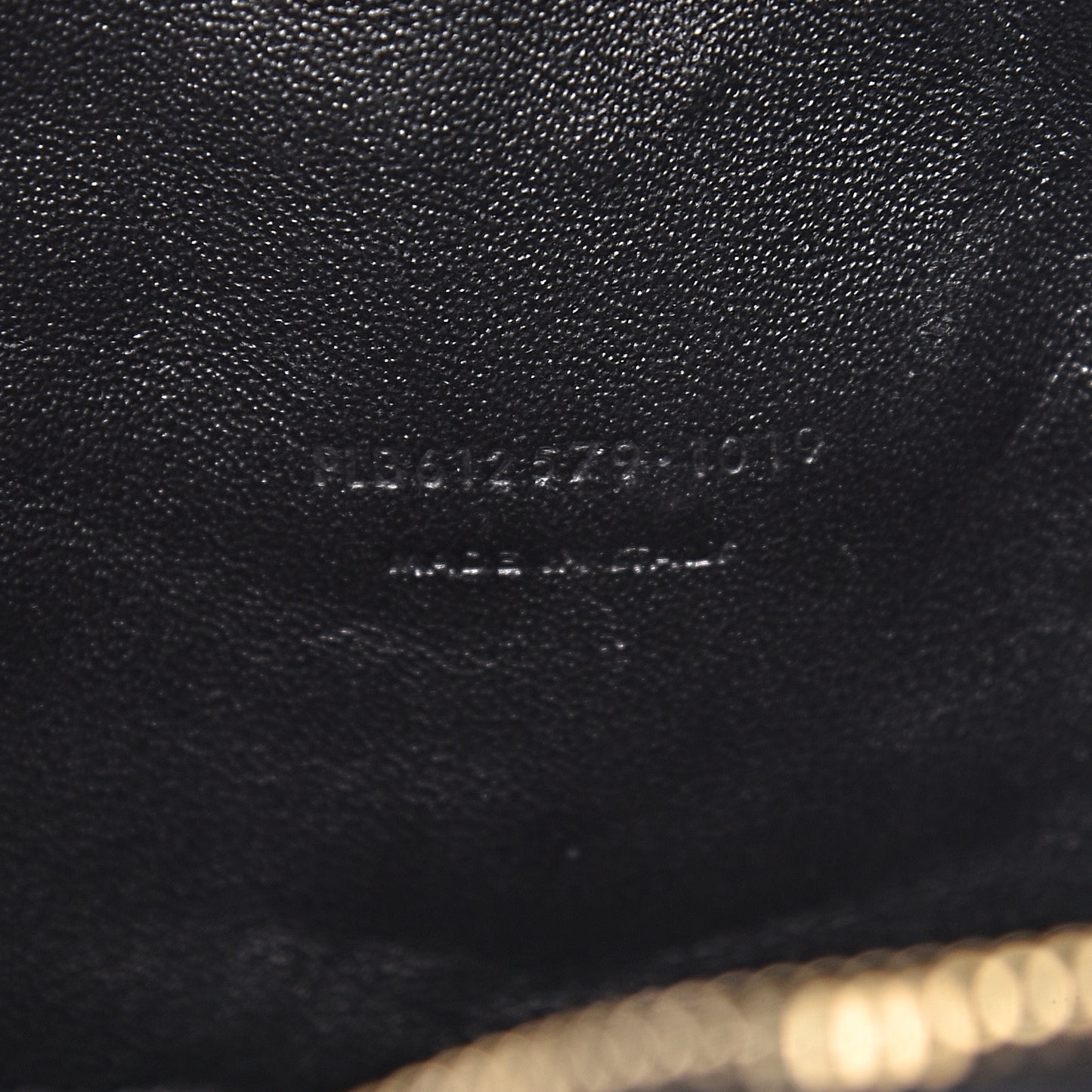 Grain De Poudre Matelasse Monogram Mini Lou Camera Bag Black