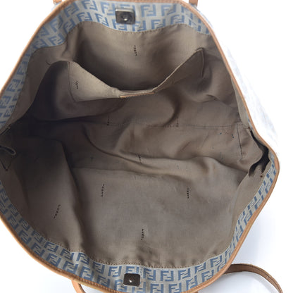 Fendi Zucchino Shopping Tote Blue 5 of 11