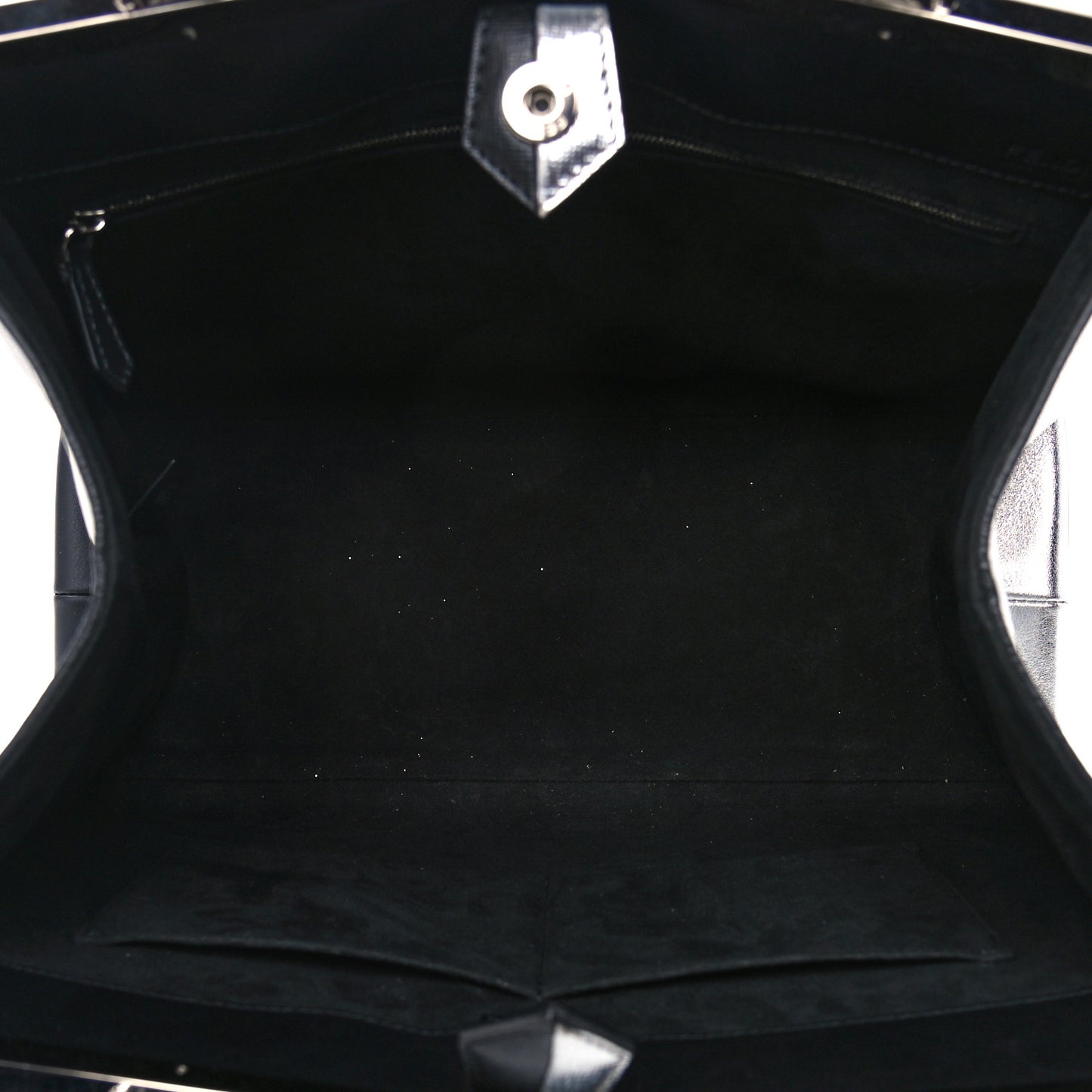 Vitello Elite Bi Color 3Jours Tote Argento Black