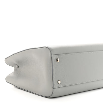 Chanel Grained Calfskin Small Neo Executive Shopper Tote Grey 9 of 10