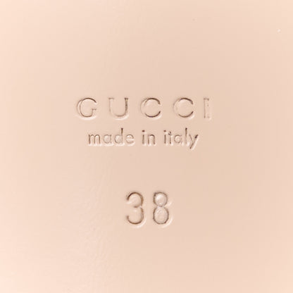 Gucci Cosmos Softy Calfskin Interlocking G Cut Out Slide Sandals 38 Rhodamine Pink 8 of 9