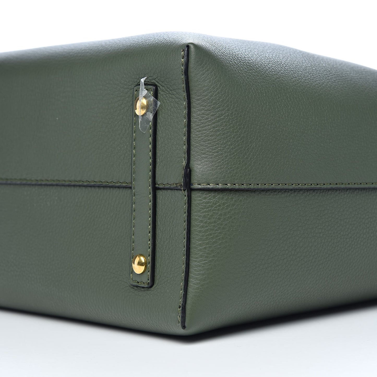 Soft Grain Calfskin Medium Belt Bag Sage Green