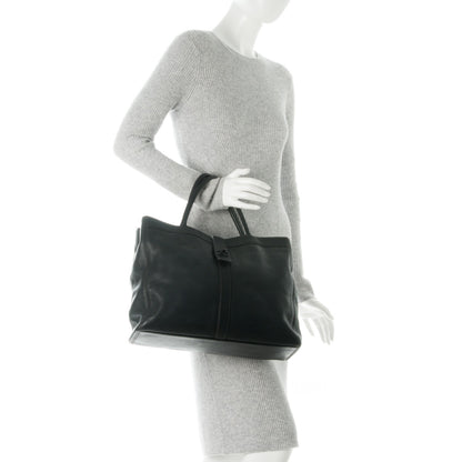 Chanel Calfskin Large Shopping Tote Black 2 of 9
