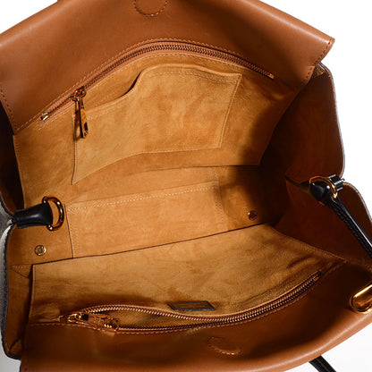 Louis Vuitton Monogram Cuir Orfevre Tote W PM Noisette 9 of 9