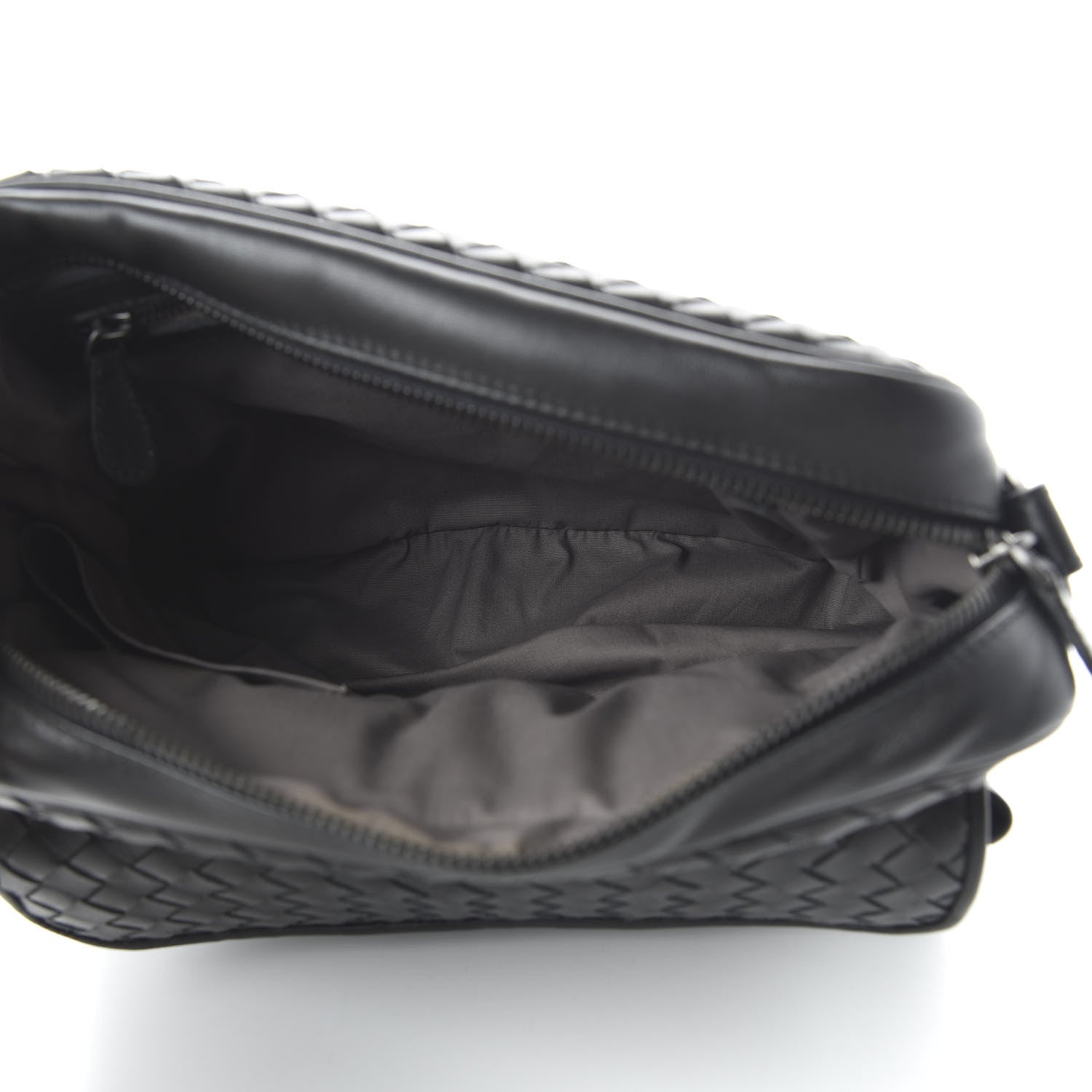 Bottega Veneta Nappa Intrecciato Messenger Bag Black 5 of 9