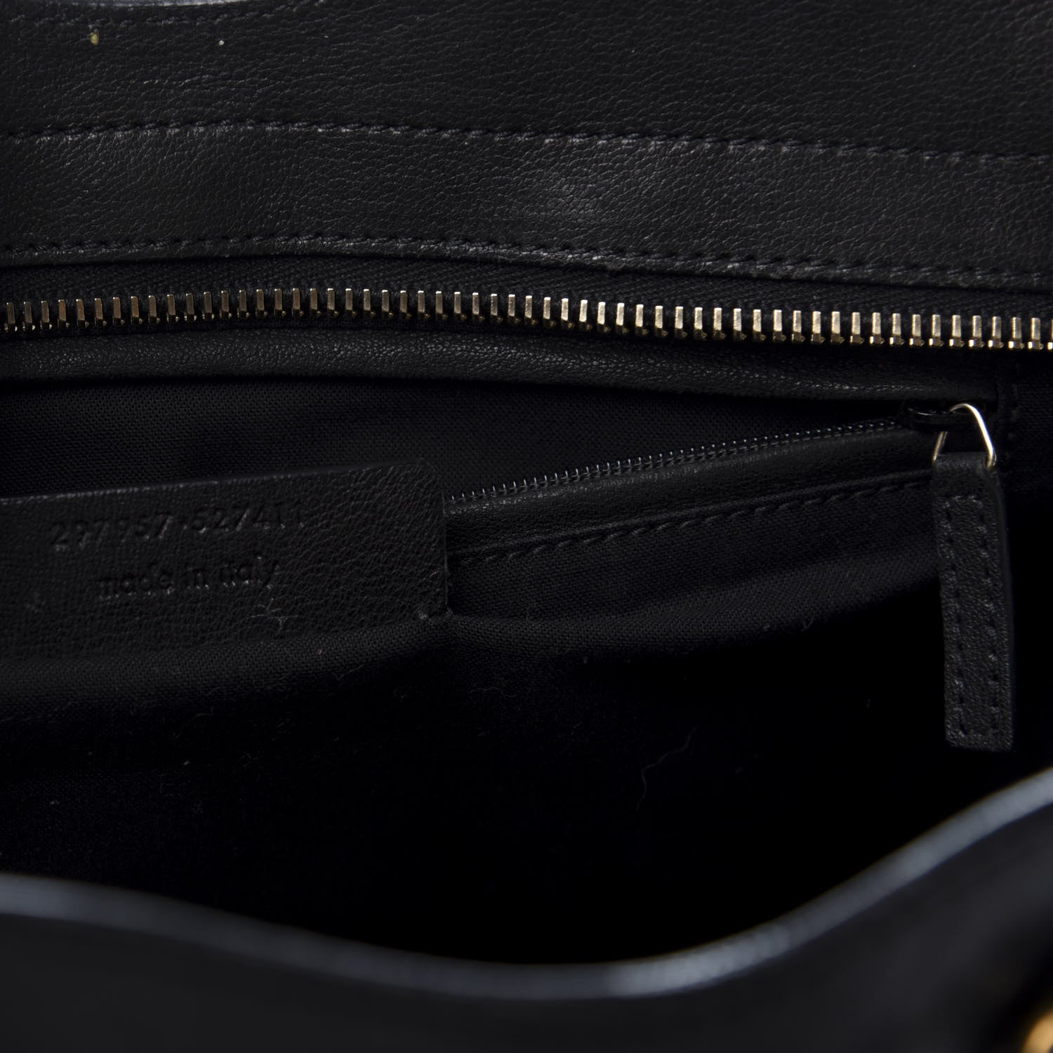 Saint Laurent Sheepskin Small Cabas ChYc Black 9 of 14
