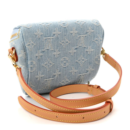 Louis Vuitton Monogram Denim Mini Bumbag Sky Blue 3 of 10