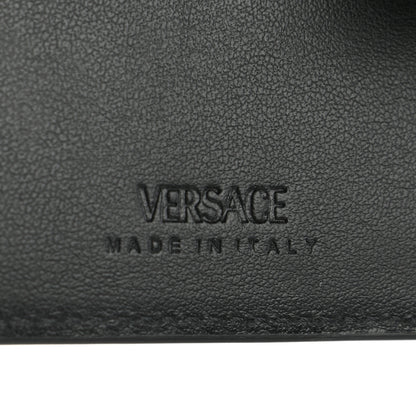 Versace Vitello Medusa Bi-Fold Wallet Black 6 of 6