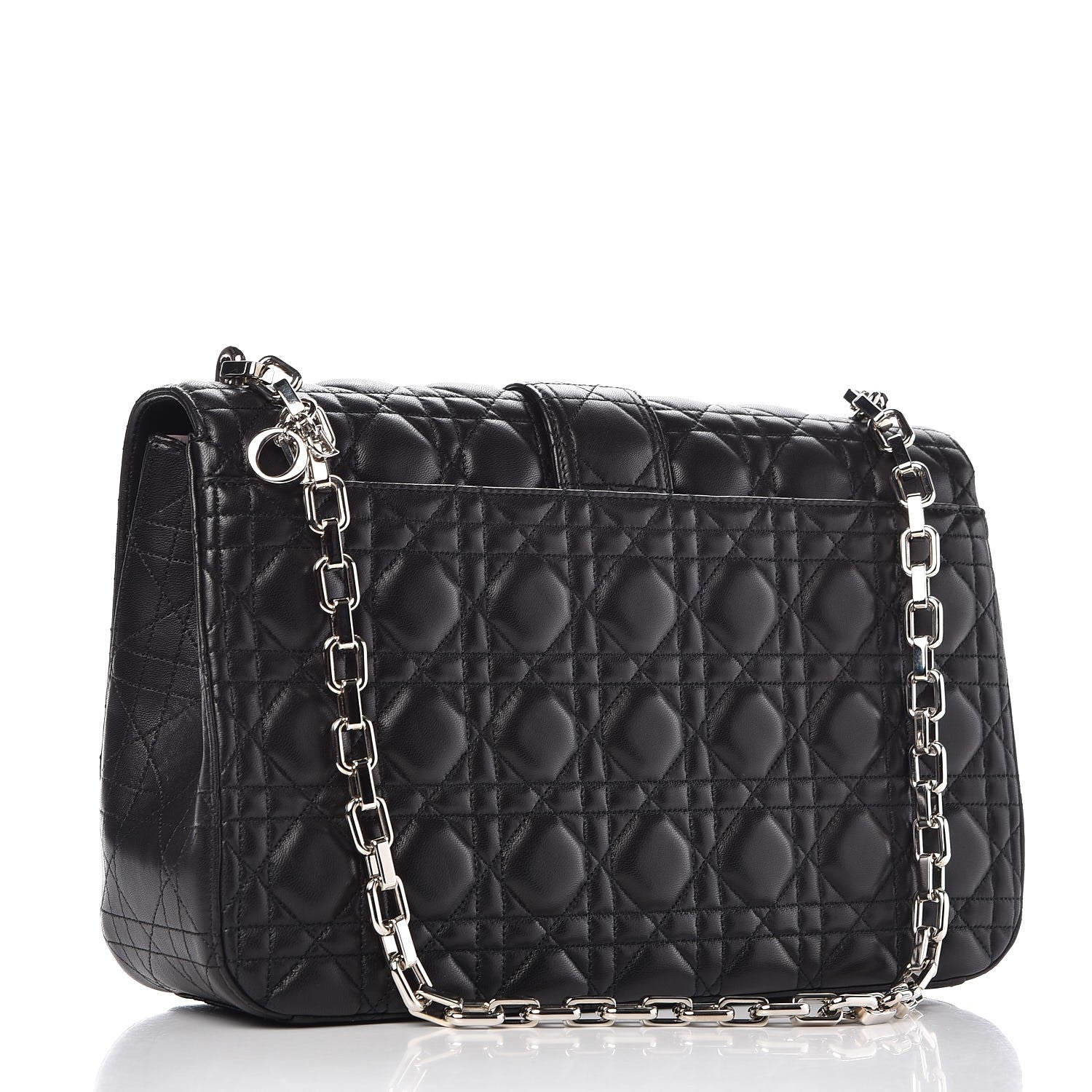 Christian Dior Lambskin Cannage Large Miss Dior Flap Black 3 of 7