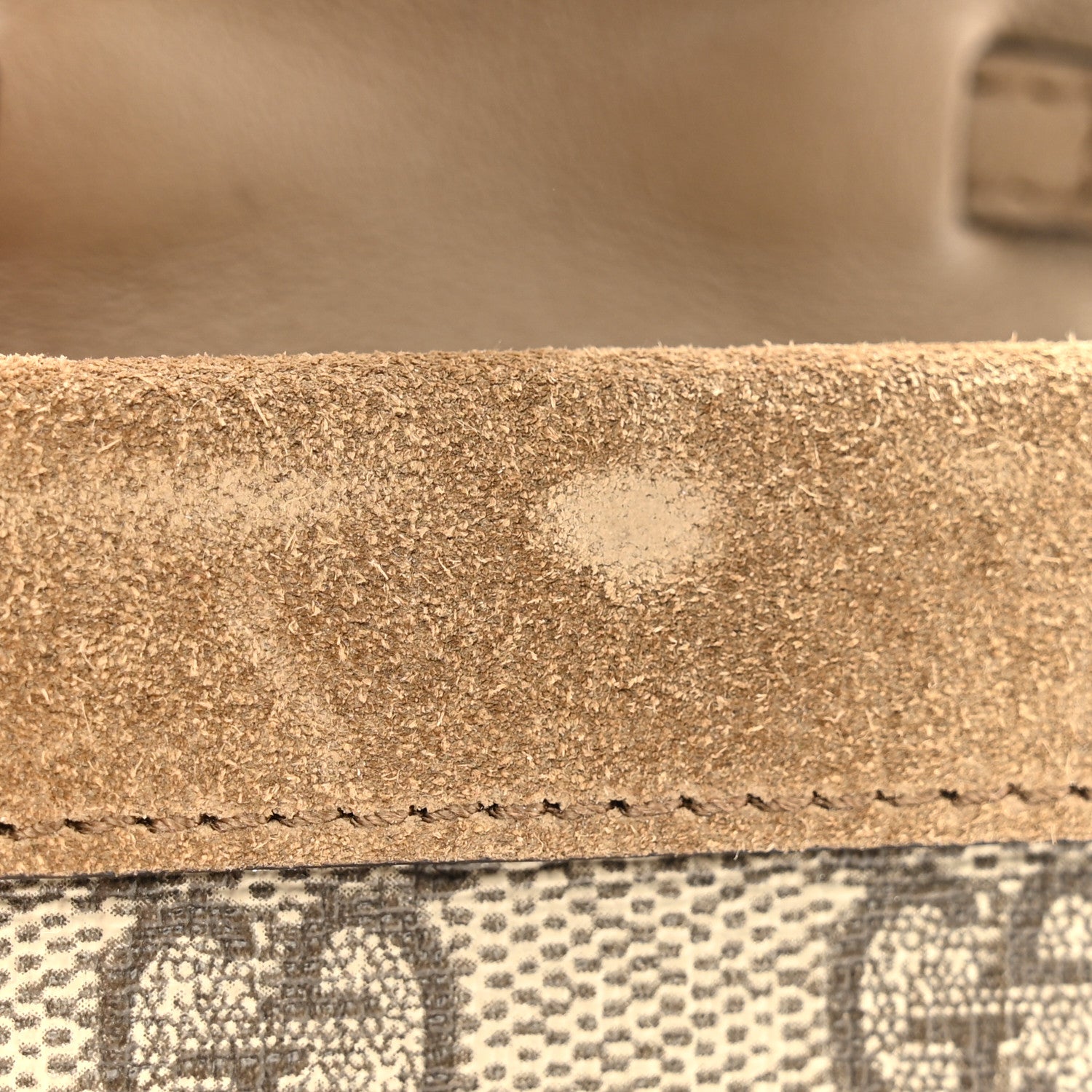 Gucci GG Supremem Monogram Suede Cudu Dionysus AirPods Case Beige Ebony Taupe 10 of 11