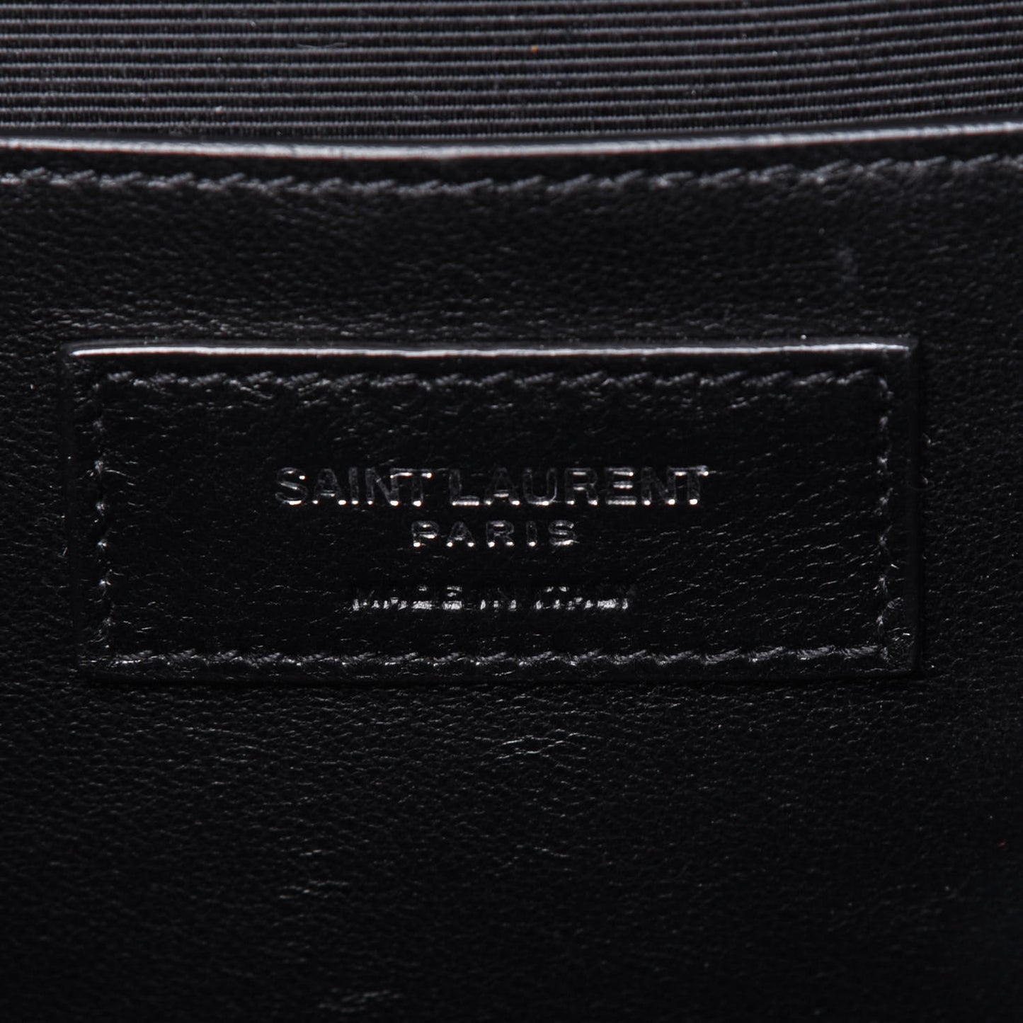Grain De Poudre Textured Mixed Matelasse Triquilt Medium Monogram Satchel Black