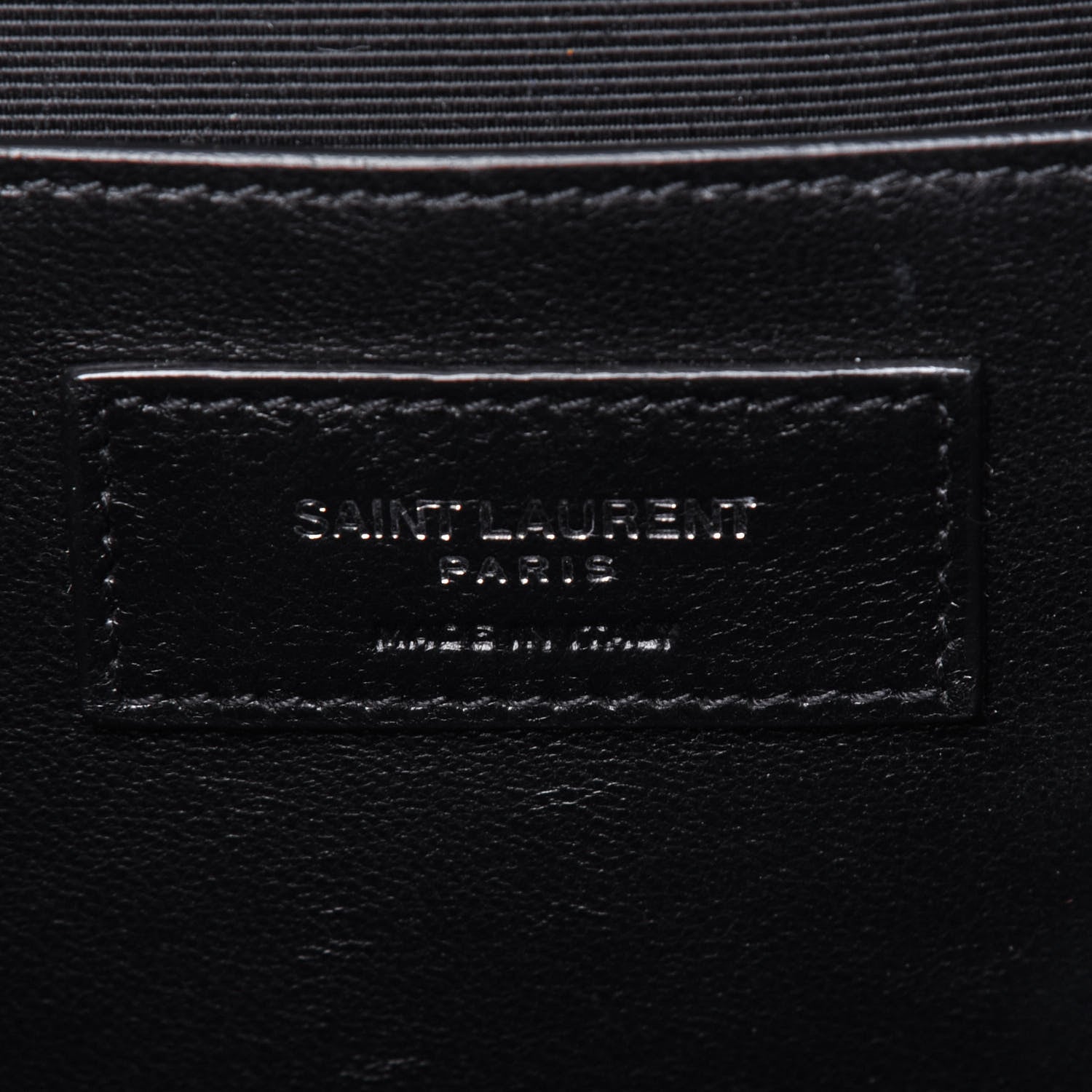 Saint Laurent Grain De Poudre Textured Mixed Matelasse Triquilt Medium Monogram Satchel Black 7 of 16