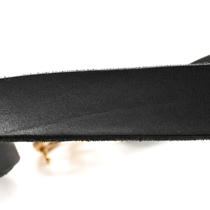 Gucci Faded Calfskin Snake Double G 40mm Belt 115 46 Black 6 of 6