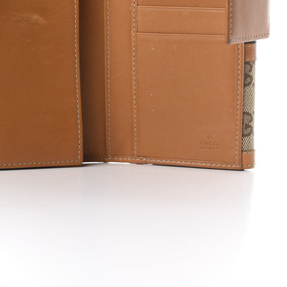 Gucci Monogram Vintage Web Continental Wallet Tobacco 8 of 8