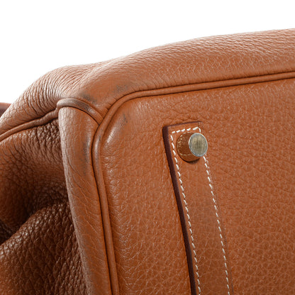 Hermes Taurillon Clemence Birkin 35 Gold 21 of 22