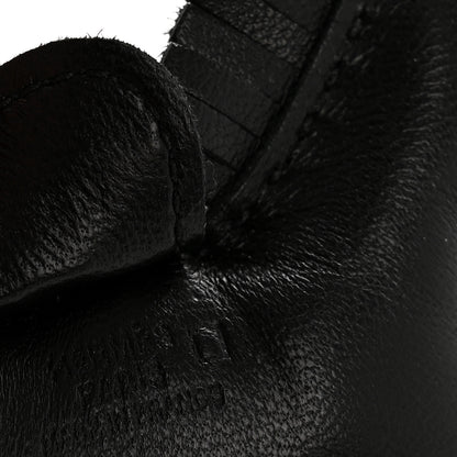 Hermes Milo Lambskin Matte Alligator Touch Grigri Rodeo Horse Bag Charm PM So Black 3 of 4