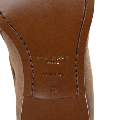 Saint Laurent Jodhpur Suede Mens Wyatt 30 Boots 45 New Sigaro 6 of 8