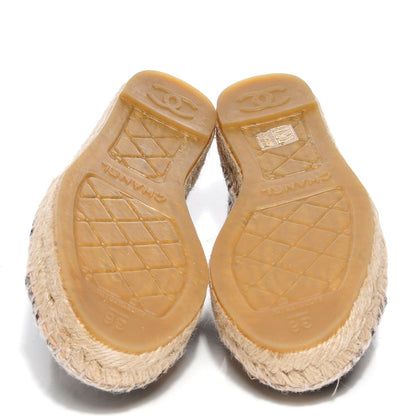 Chanel Canvas Striped CC Espadrilles 36 5 of 7