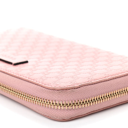 Gucci Microguccissima Zip Around Wallet Soft Pink 8 of 13