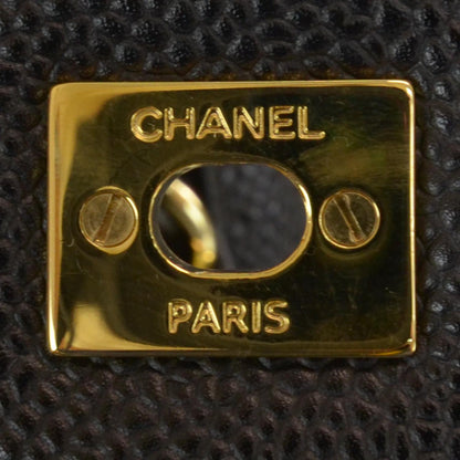 Chanel Caviar Quilted Jumbo Double Flap Black 5 of 10