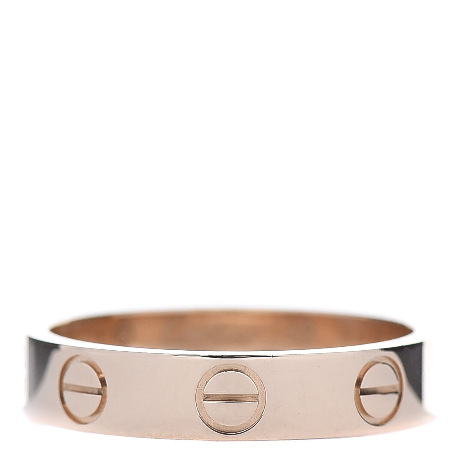 Cartier 18K Pink Gold 3.5mm LOVE Wedding Band Ring 48 4.5 1 of 4