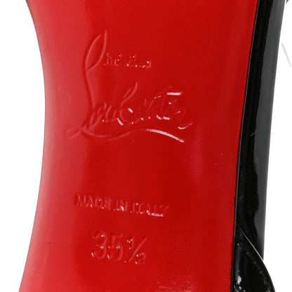 Christian Louboutin Patent Rosa Z 80 Sandals 35.5 Black 7 of 9