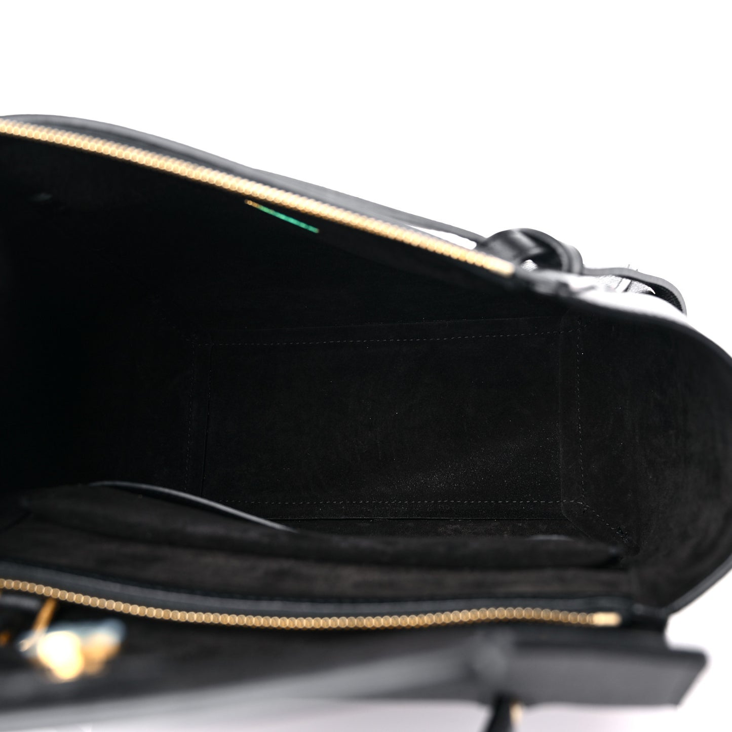 Grained Calfskin Micro Belt Bag Black