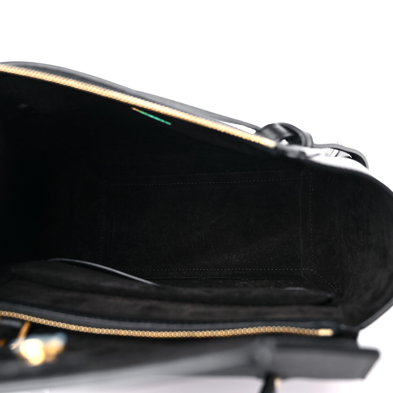 Celine Grained Calfskin Micro Belt Bag Black 5 of 9