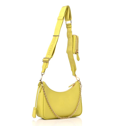 Prada Saffiano Lux Re-Edition 2005 Shoulder Bag Cedro 3 of 9