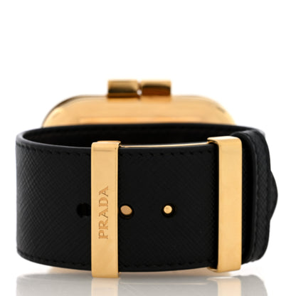 Prada Saffiano Metal Wrist Case M Gold 3 of 5