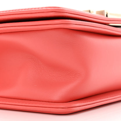 Chanel Calfskin Quilted Small Boy Flap Coral 9 of 11