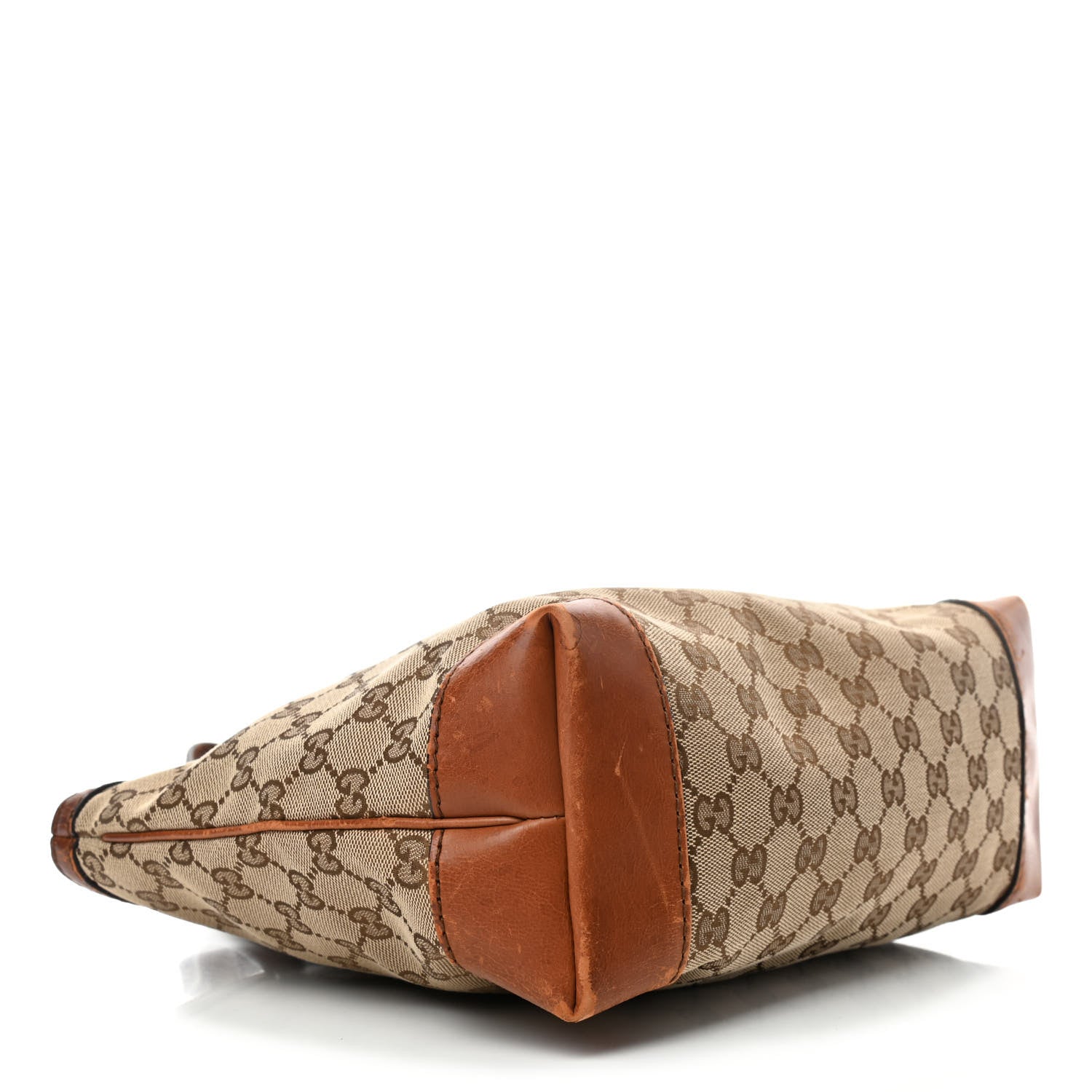Gucci Monogram Stirrup Tote Tan 3 of 8