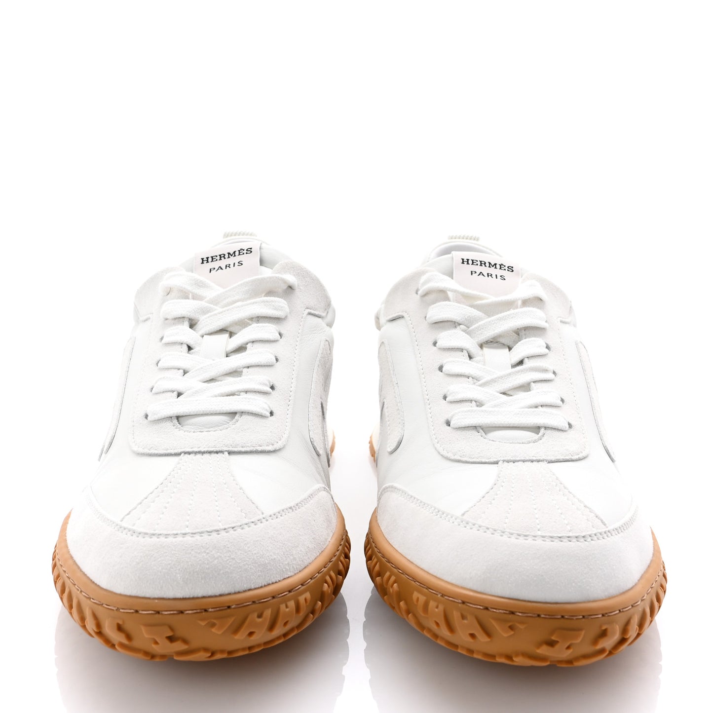 Nappa Suede Goatskin Jet Sneakers 41.5 White