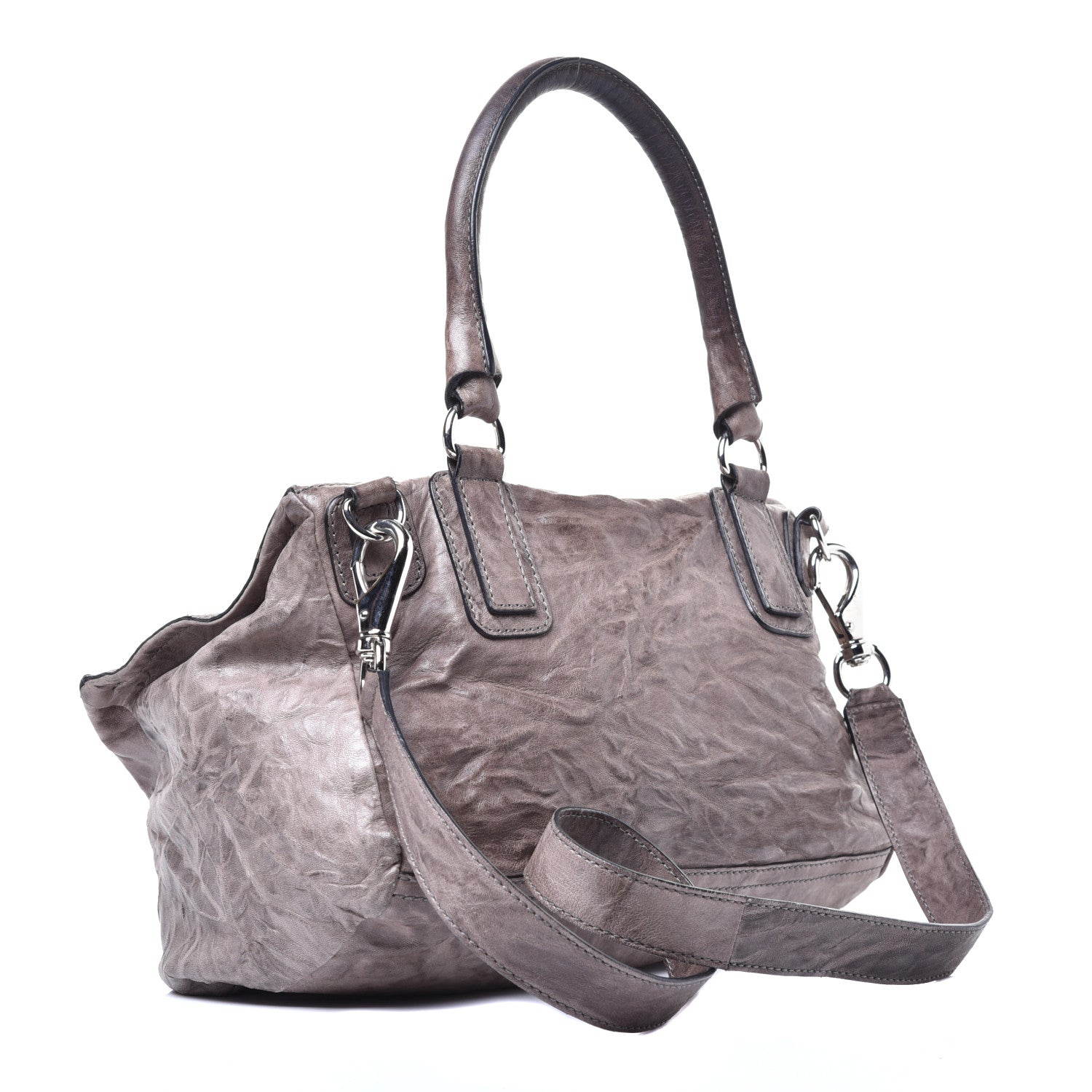 Givenchy Tumbled Sheepskin Medium Pandora Charcoal 3 of 9