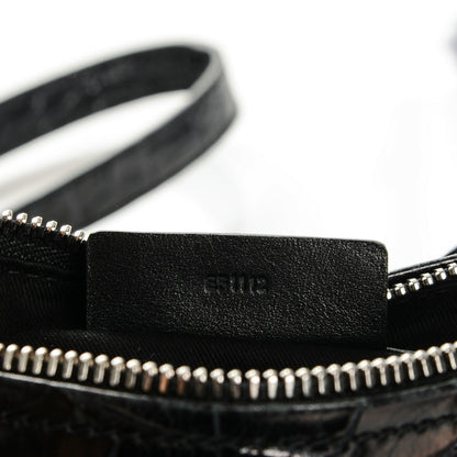 Givenchy Calfskin Crocodile Embossed Small Pandora Black 7 of 7