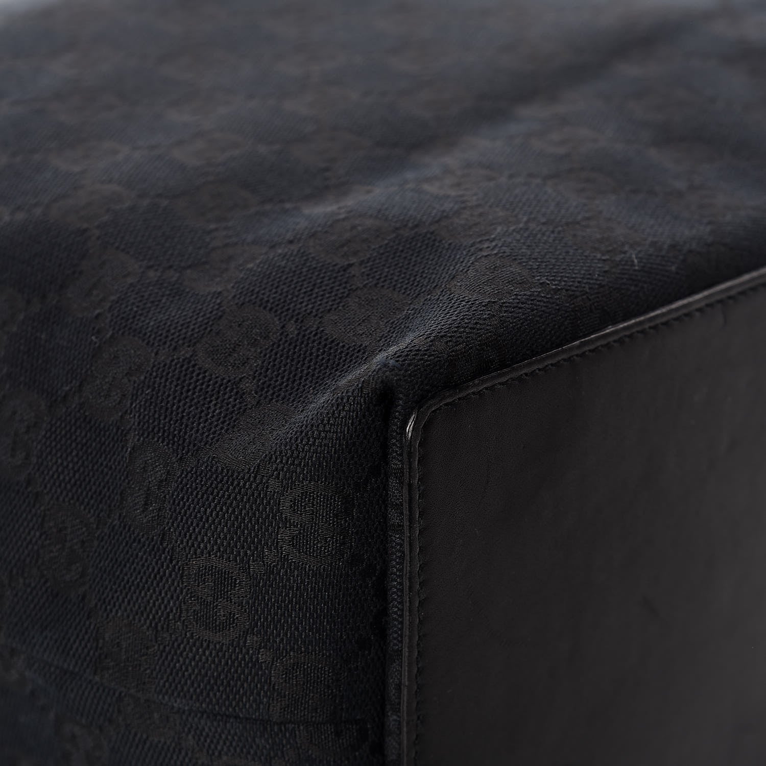 Gucci Monogram Bucket Tote Black 11 of 14
