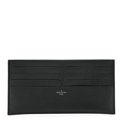 Louis Vuitton Calfskin Felicie Chain Wallet Card Holder Insert Black 1 of 7