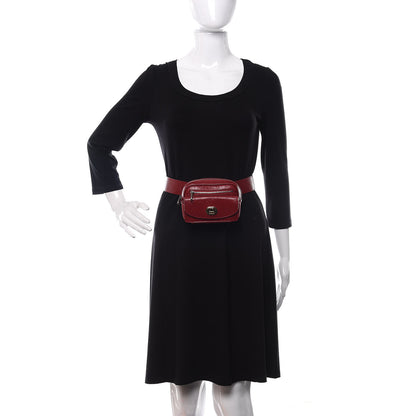 Gucci Fluffy Calfskin Mini Morpheus Belt Bag 70 28 Red 2 of 8