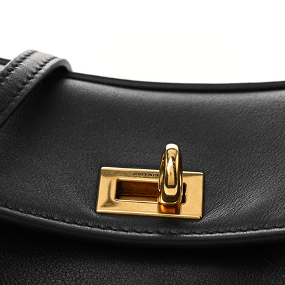 Balenciaga Natural Smooth Calfskin Mini Rodeo Top Handle Handbag Black 10 of 12
