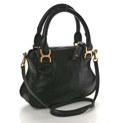 Chloe Calfskin Small Marcie Satchel Black 2 of 10