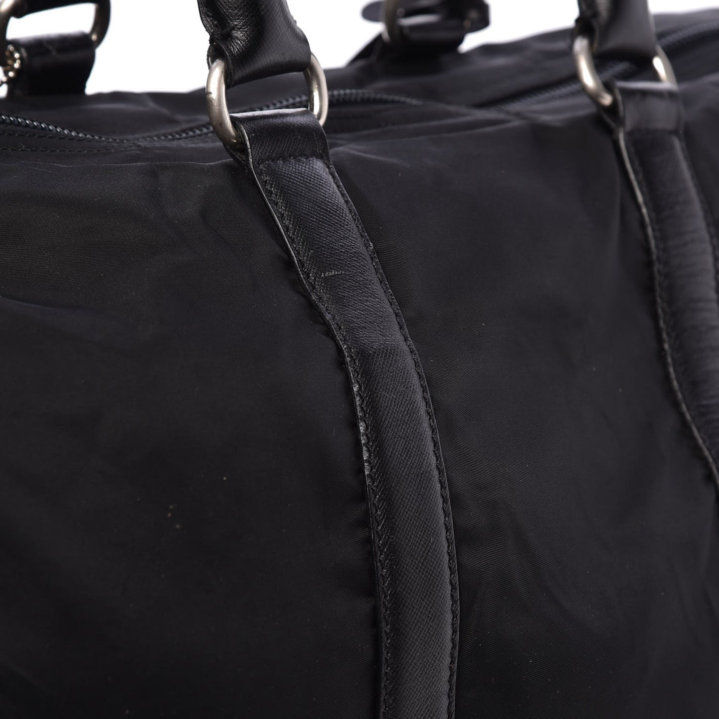 Tessuto Nylon Saffiano Weekender Black