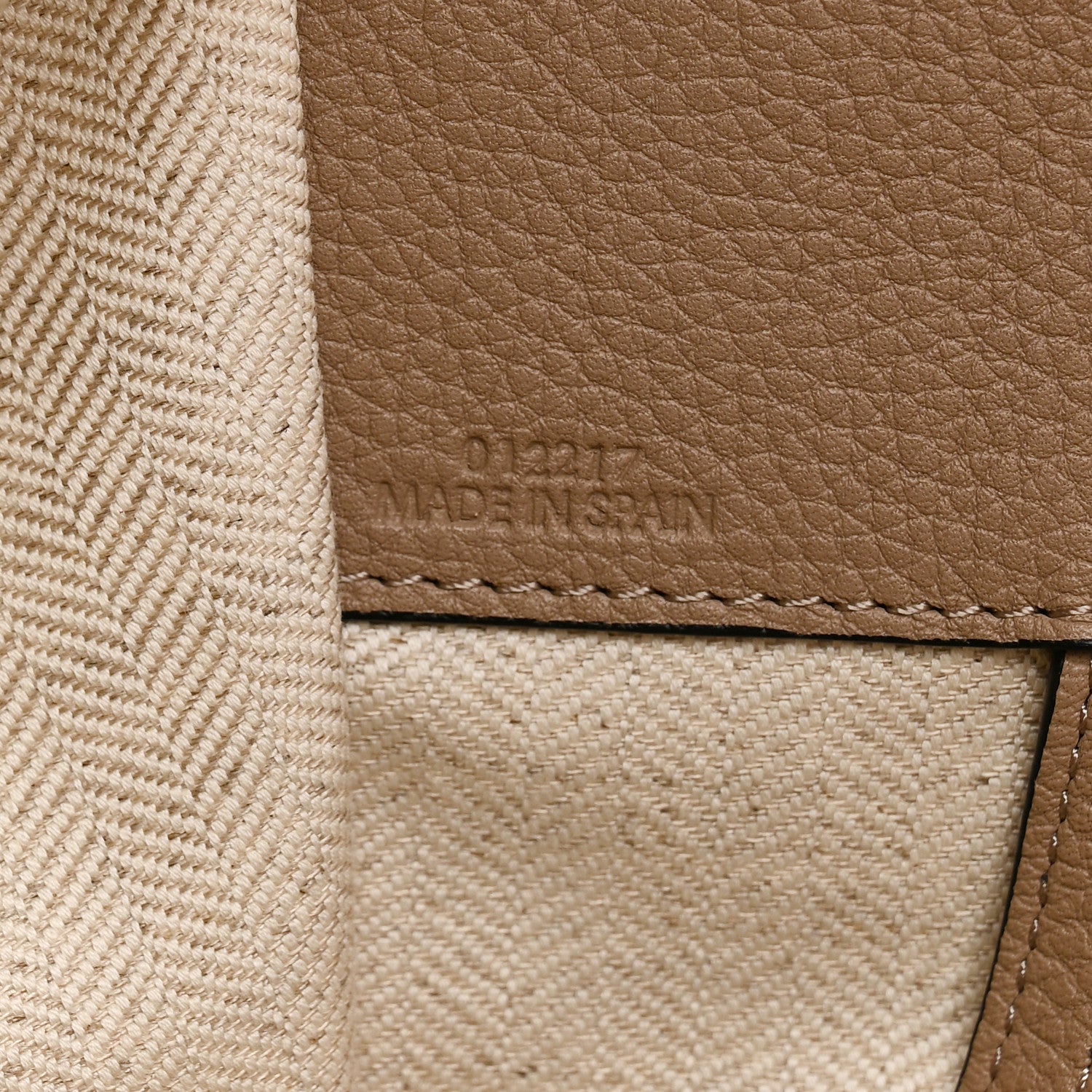 Loewe Calfskin Small Hammock Shoulder Bag Sand Mink 7 of 10