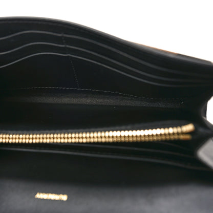 Burberry Vintage Check Grain Calfskin Halton Wallet Black 5 of 8