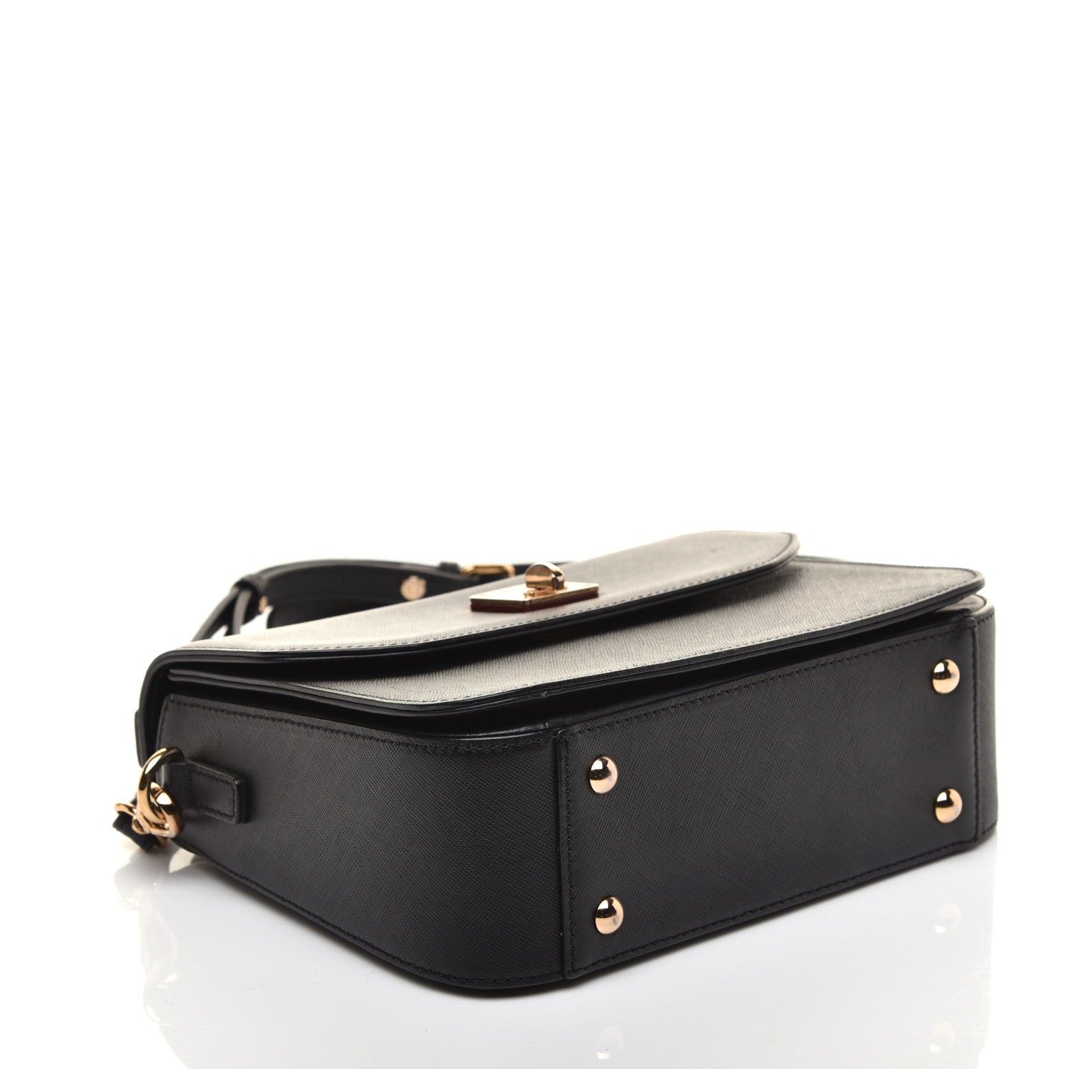 MCM Saffiano Milla Crossbody Black 4 of 9
