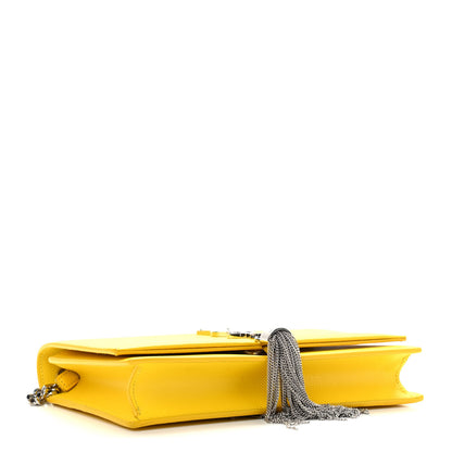 Saint Laurent Grain De Poudre Classic Monogram Kate Tassel Chain Wallet Mimosa 4 of 10