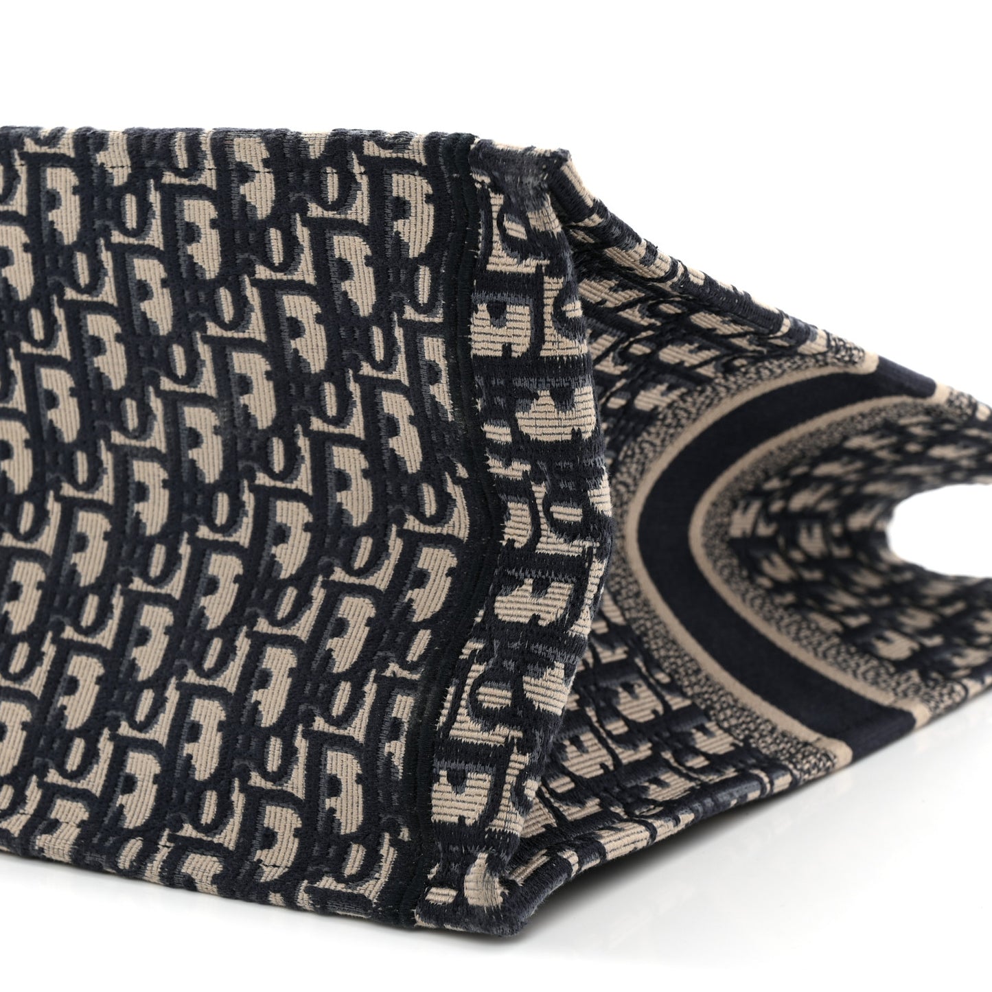 Oblique Large Book Tote Blue Multicolor