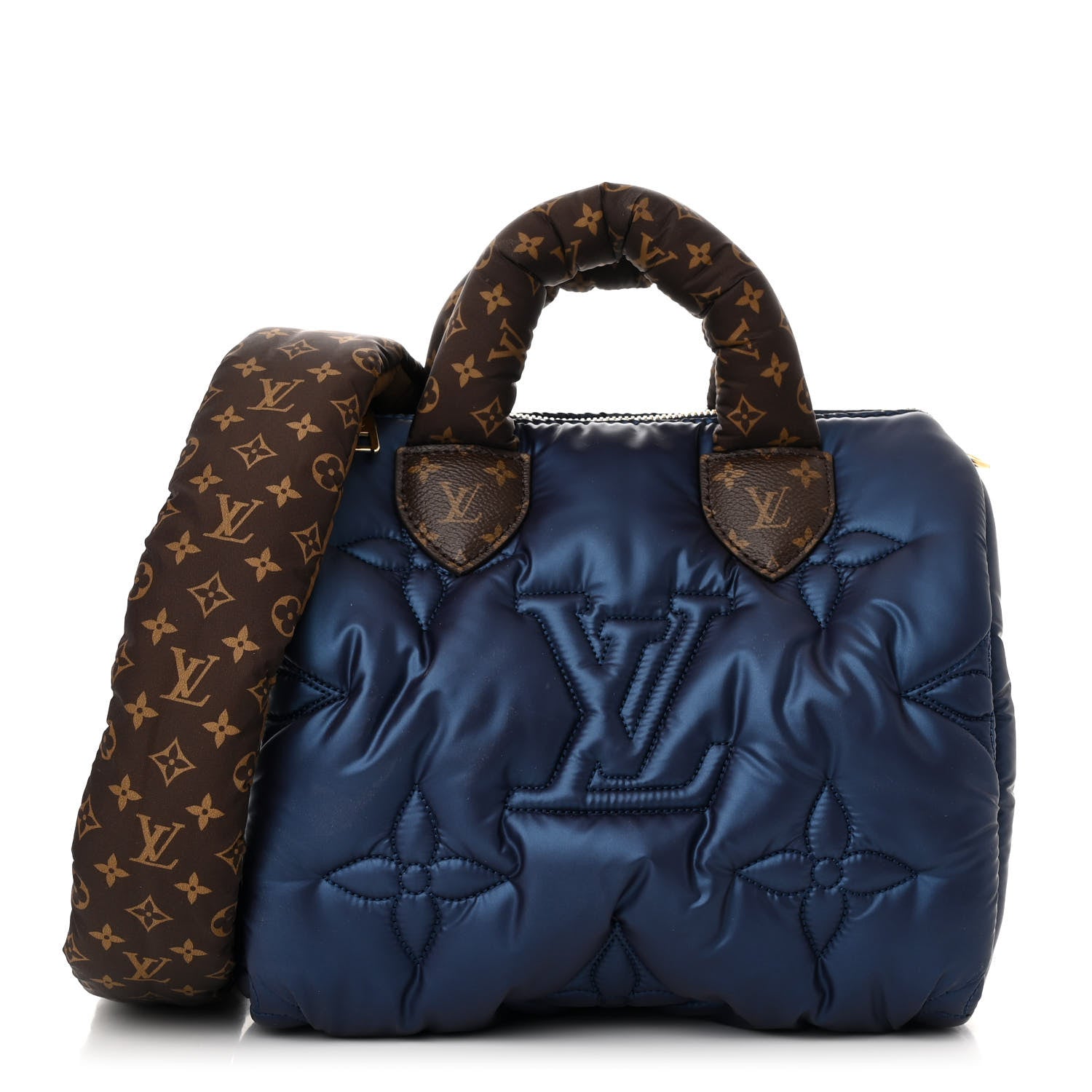 Louis Vuitton Econyl Mini Monogram Pillow Speedy Bandouliere 25 Navy 1 of 9